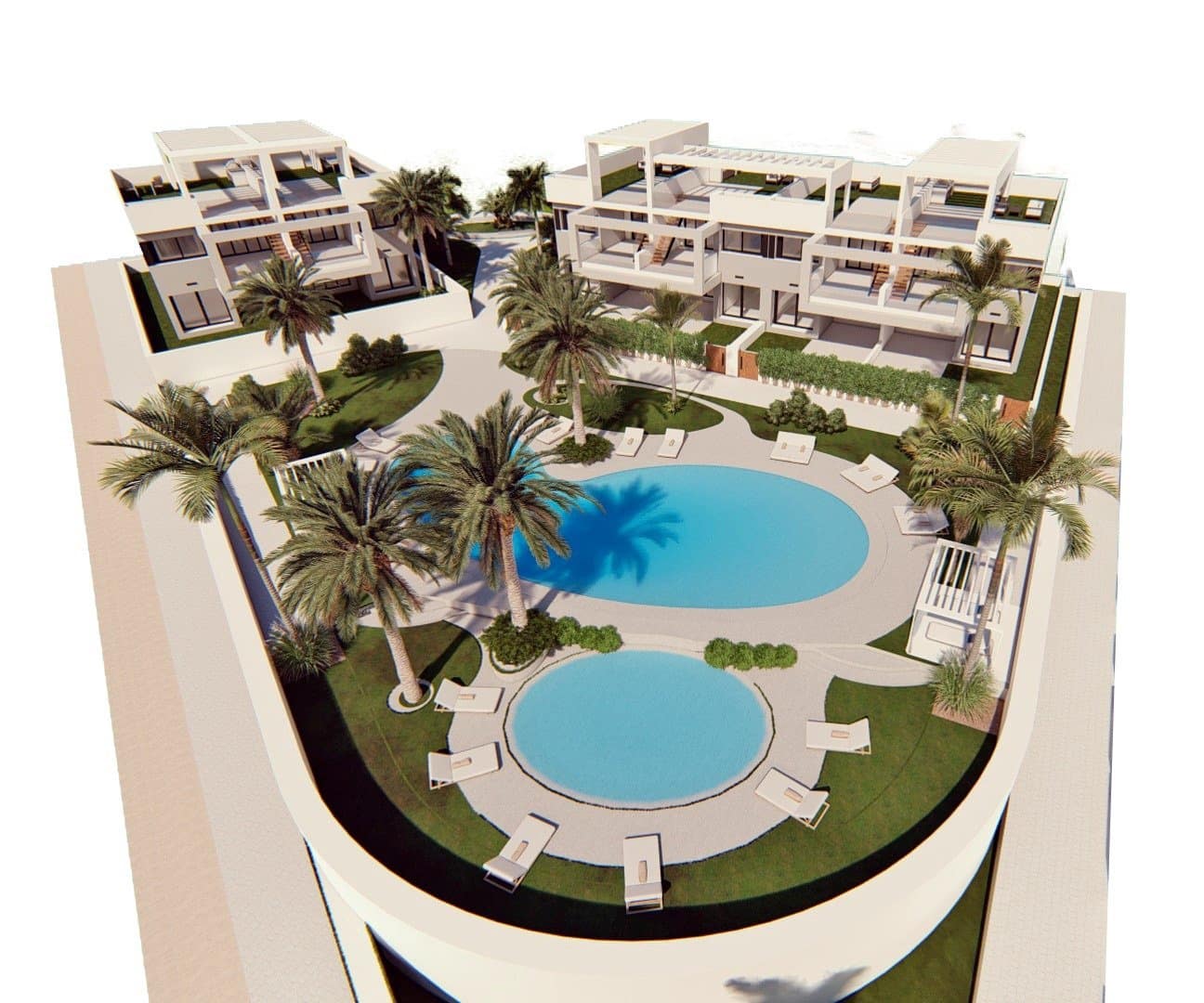 2 chambre Appartement à vendre à Los Balcones avec piscine - 322 900 € (Ref: 10026335)