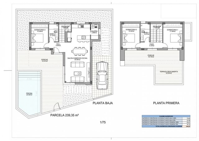 3 sovrum Villa till salu i Benijófar med pool - 586 000 € (Ref: 10026356)
