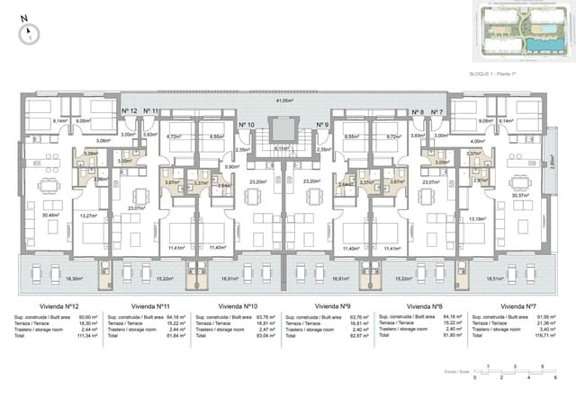 3 slaapkamer Appartement te koop in Pilar de la Horadada ciudad, Pilar de la Horadada met zwembad - € 309.000 (Ref: 10026415)