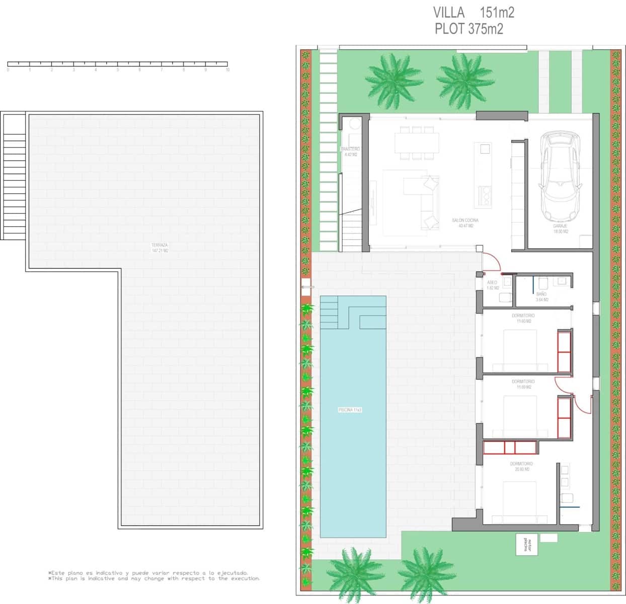 3 Zimmer Villa zu verkaufen in Los Alcazares mit Pool - 719.900 € (Ref: 10026428)