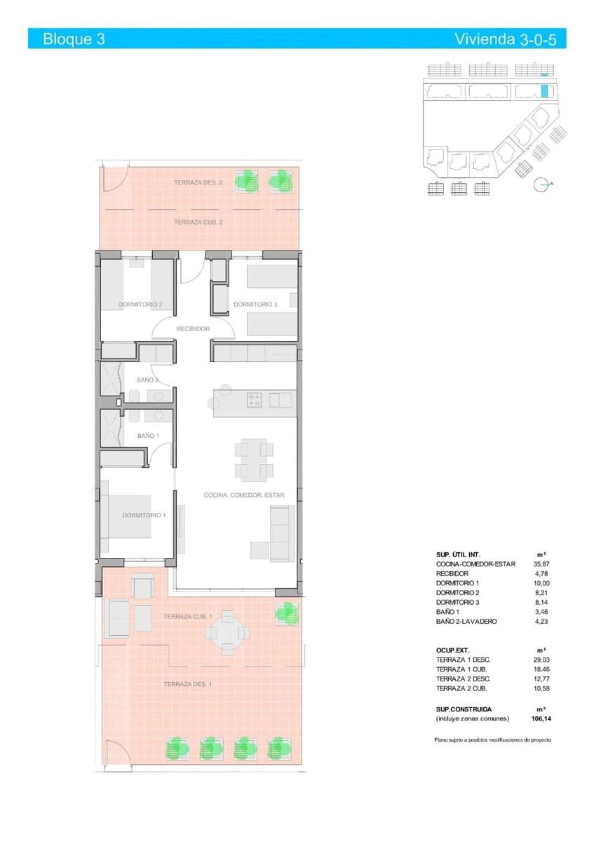 3 slaapkamer Appartement te koop in El Raso met zwembad - € 344.900 (Ref: 10026778)