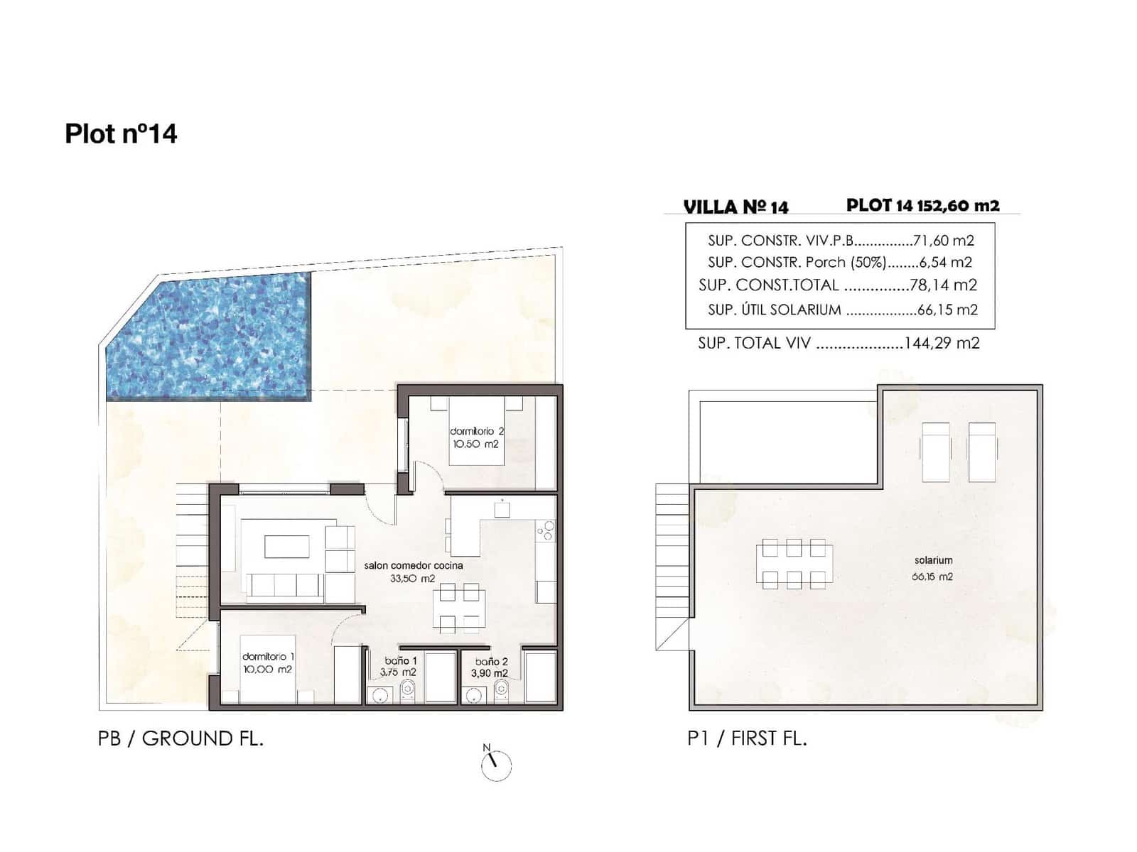 Chalet de 2 habitaciones en Pilar de la Horadada en venta - 380.000 € (Ref: 10029117)