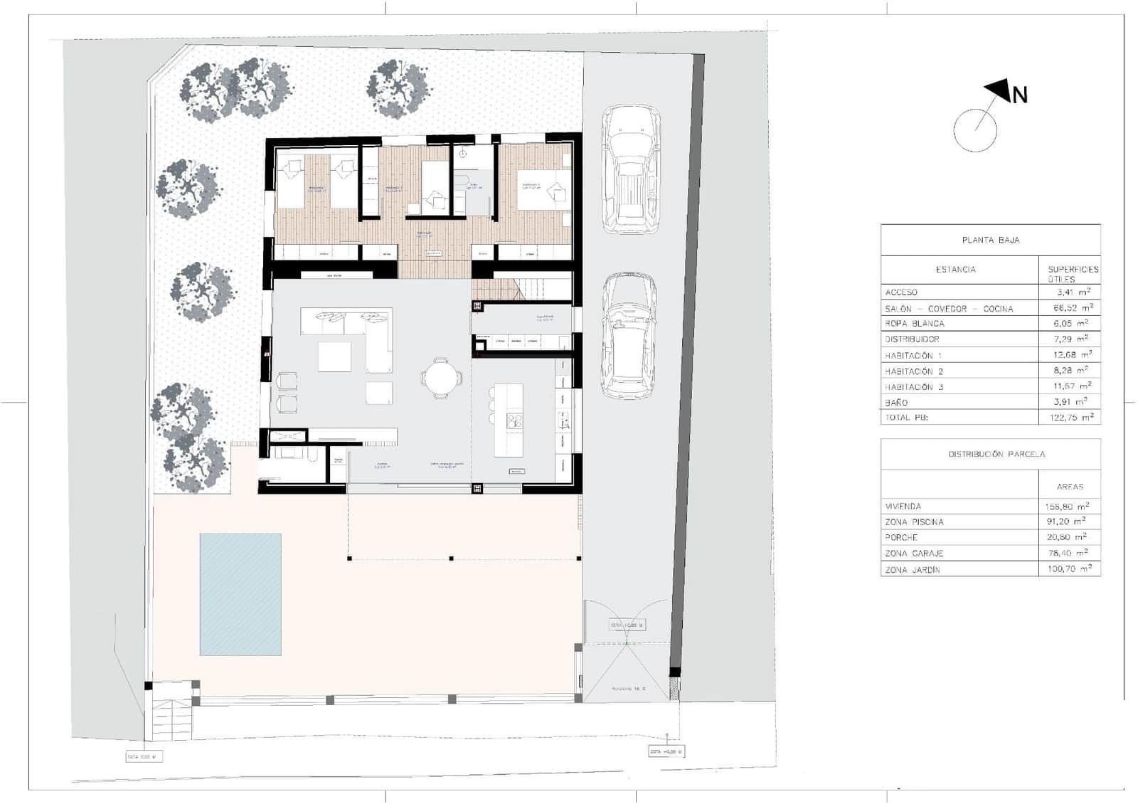 3 makuuhuone Huvila myytävänä paikassa Monforte del Cid mukana uima-altaan - 529 900 € (Ref: 10029120)