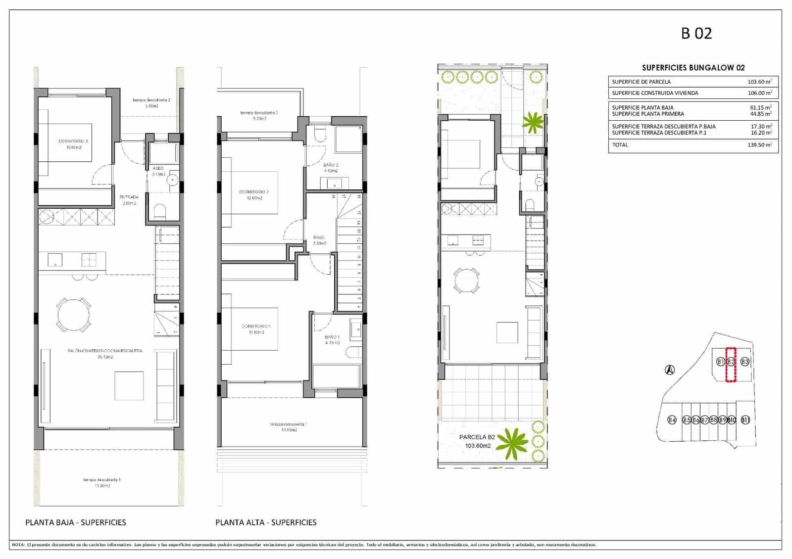 Pareado de 3 habitaciones en Finestrat en venta con piscina - 525.000 € (Ref: 10029121)