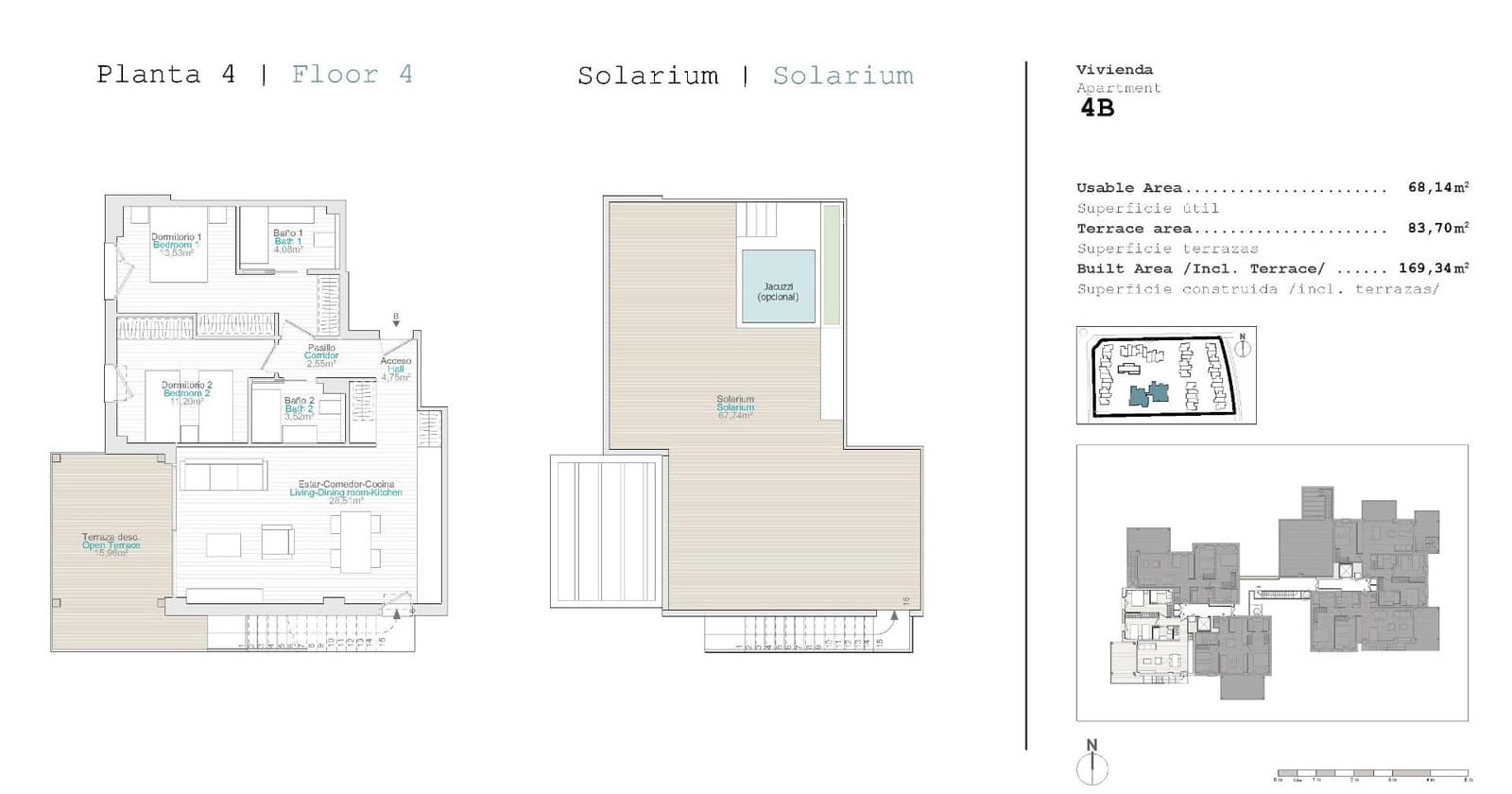 2 camera da letto Appartamento in vendita in El Vergel / Verger con piscina - 423.500 € (Rif: 10030089)