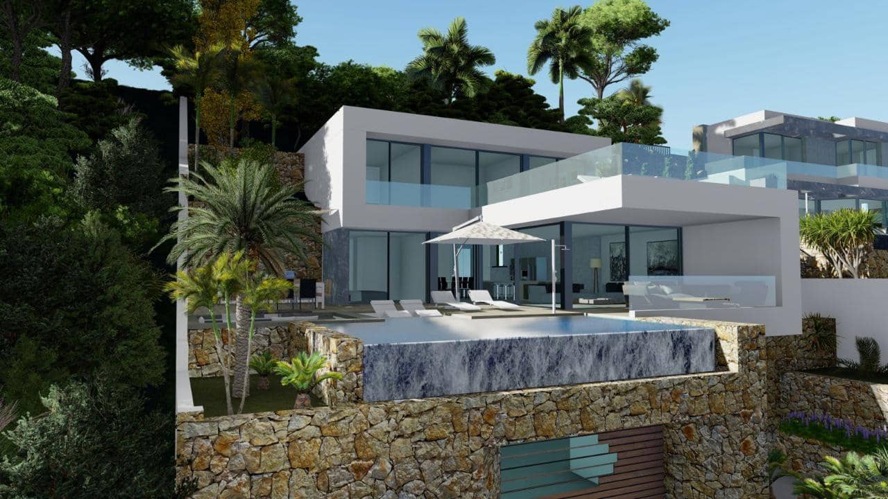 4 Zimmer Villa zu verkaufen in Calpe / Calp mit Pool Garage - 1.550.000 € (Ref: 10047901)