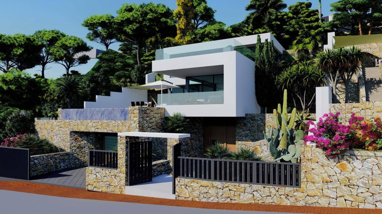 4 Zimmer Villa zu verkaufen in Calpe / Calp mit Pool Garage - 1.550.000 € (Ref: 10047901)