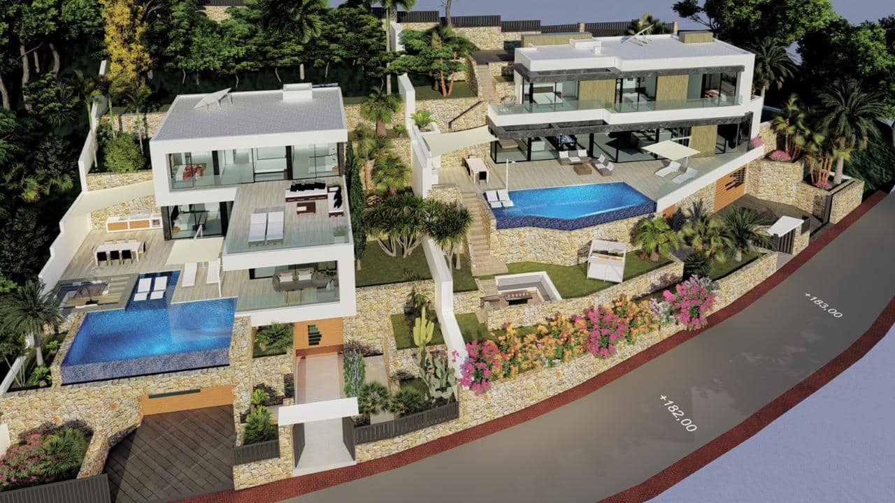 4 Zimmer Villa zu verkaufen in Calpe / Calp mit Pool Garage - 1.550.000 € (Ref: 10047901)