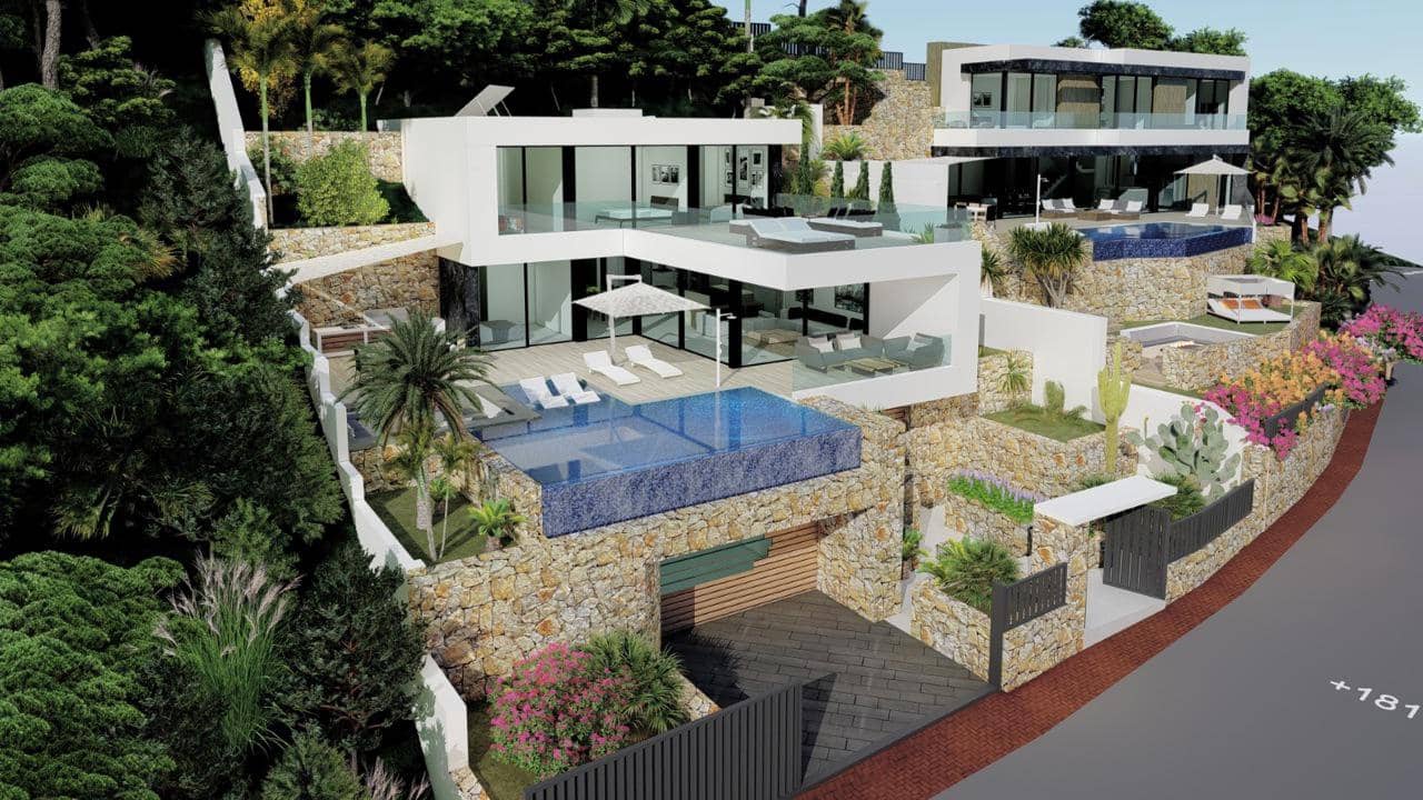 4 Zimmer Villa zu verkaufen in Calpe / Calp mit Pool Garage - 1.550.000 € (Ref: 10047901)
