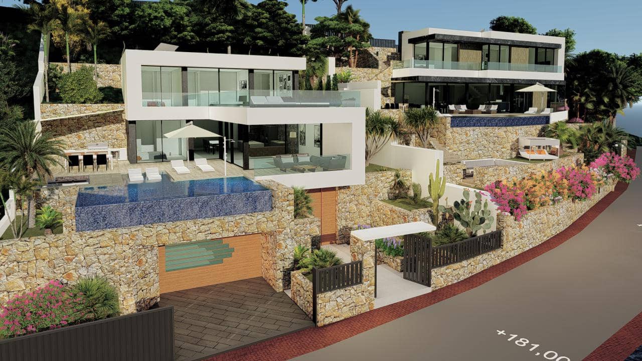 4 Zimmer Villa zu verkaufen in Calpe / Calp mit Pool Garage - 1.550.000 € (Ref: 10047901)
