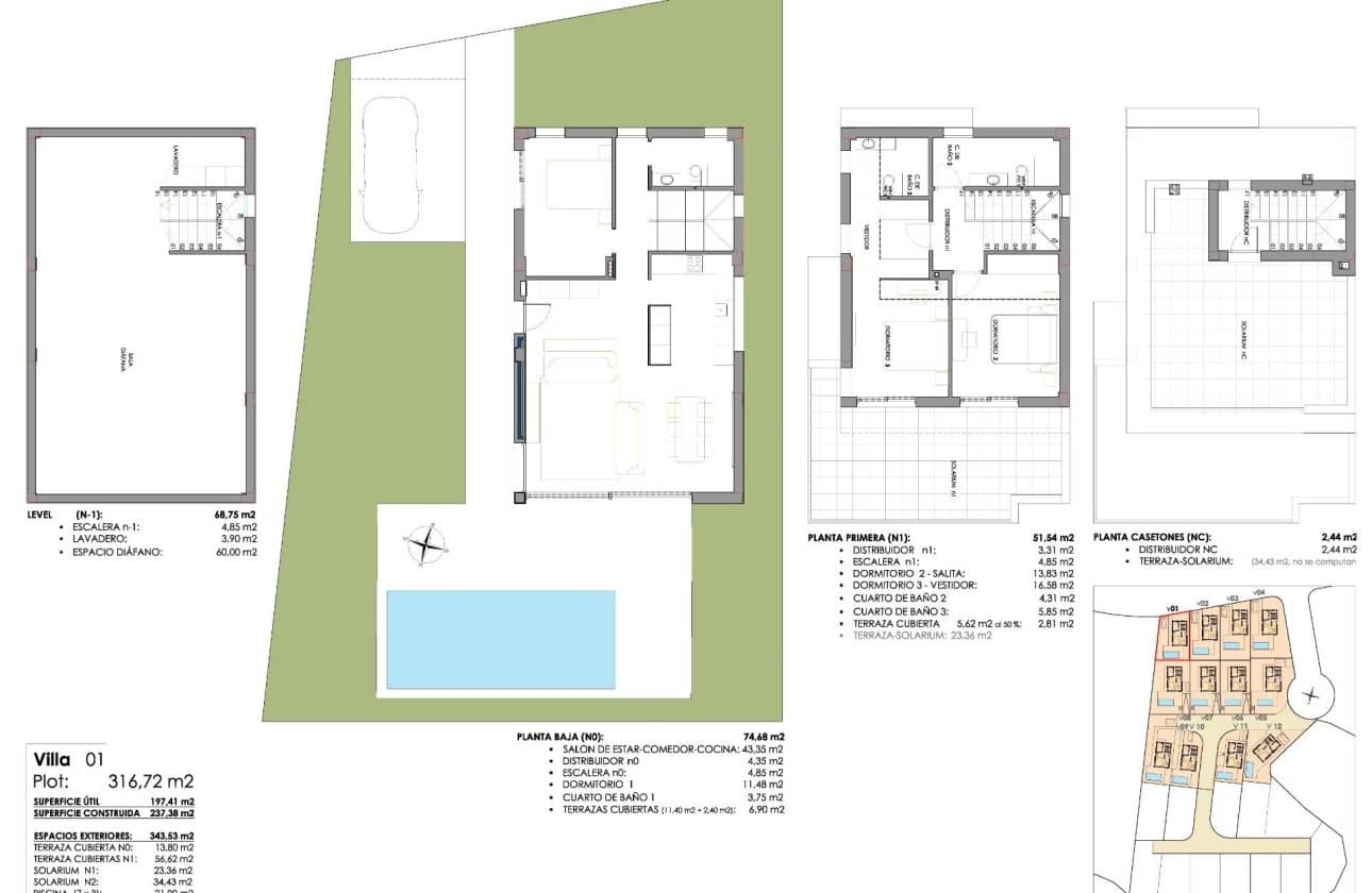 4 soverom Villa til salgs i San Miguel de Salinas med svømmebasseng - € 1 000 000 (Ref: 10047917)