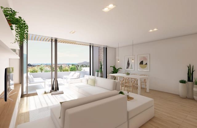 2 soveværelse Lejlighed til salg i La Manga Club, Cartagena med swimmingpool - € 410.000 (Ref: 10047938)
