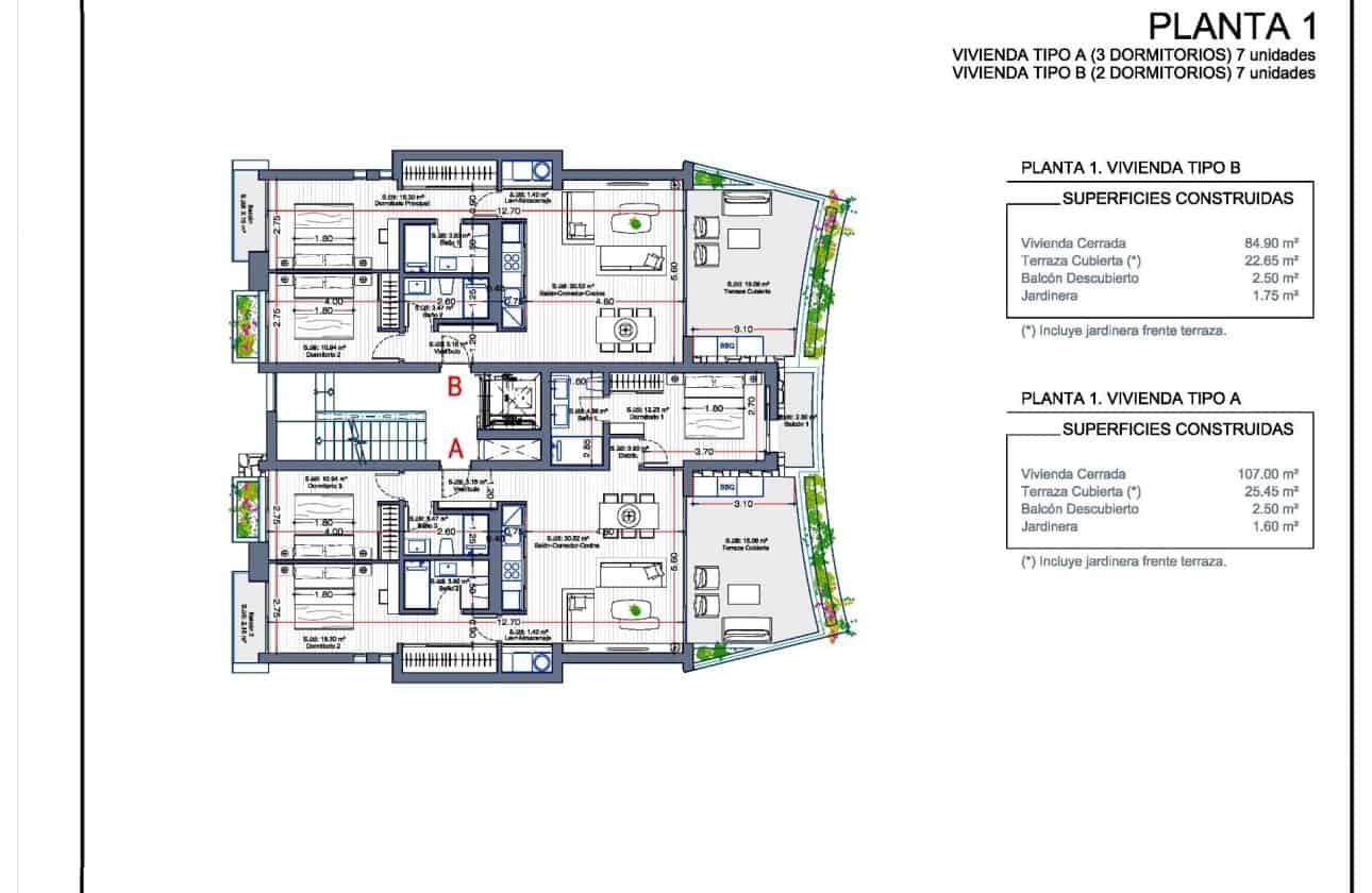 2 bedroom Apartment for sale in La Manga Club with pool - € 410,000 (Ref: 10047938)