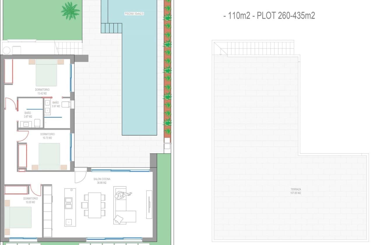 3 bedroom Villa for sale in San Javier with pool - € 621,500 (Ref: 10047951)