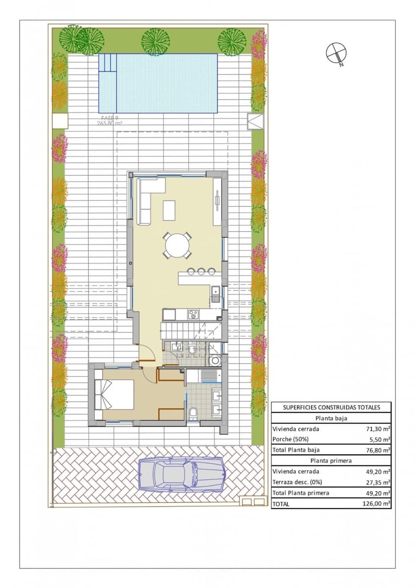 3 slaapkamer Villa te koop in Pilar de la Horadada met zwembad garage - € 460.000 (Ref: 10047976)