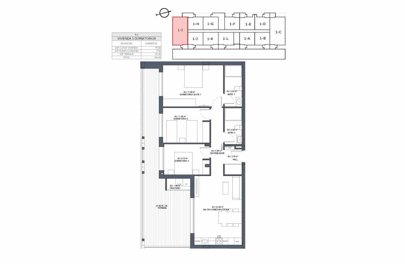 3 bedroom Apartment for sale in Benijofar with pool - € 364,000 (Ref: 10047996)