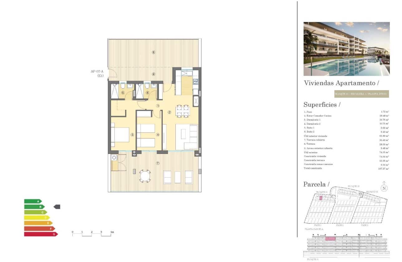 2 bedroom Apartment for sale in Muchamiel / Mutxamel with pool - € 399,000 (Ref: 10048794)