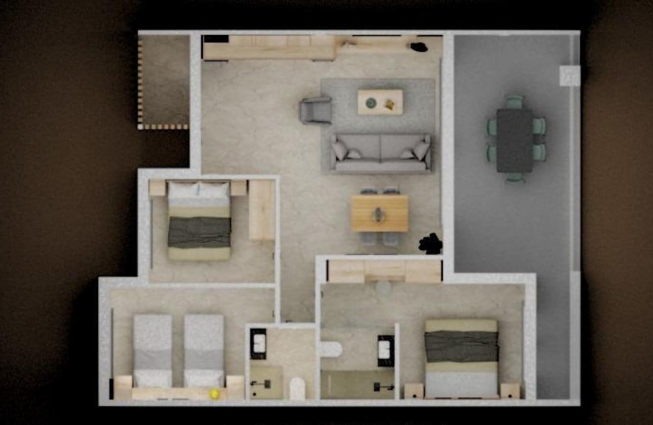 Apartamento de 2 habitaciones en Pilar de la Horadada en venta con piscina - 479.900 € (Ref: 10100885)