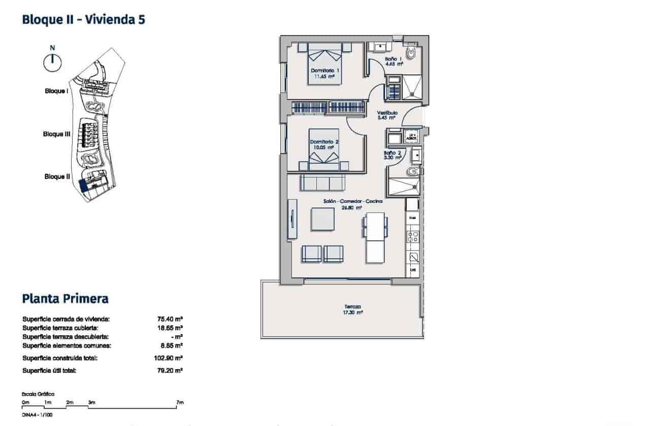 Apartamento de 2 habitaciones en Finestrat en venta con piscina - 430.000 € (Ref: 10100890)