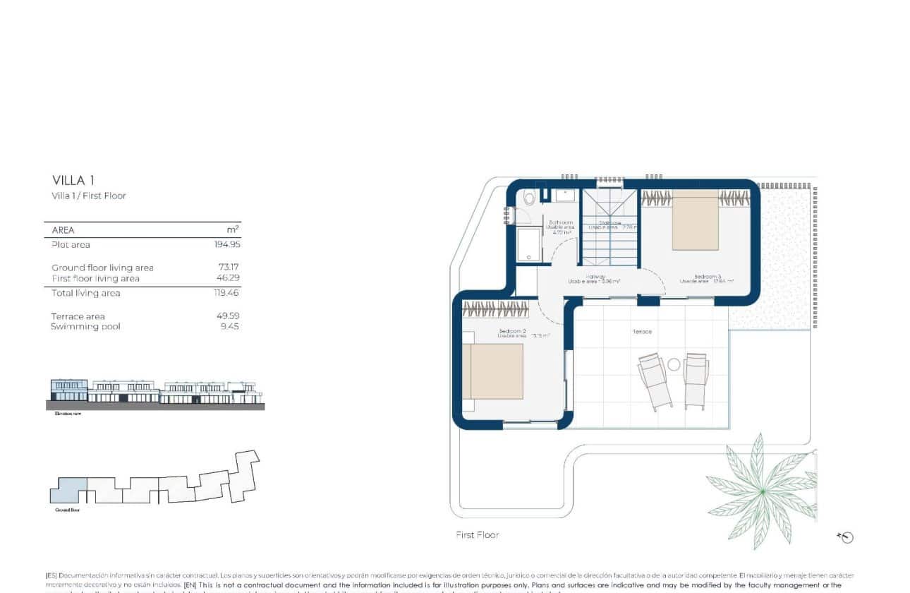 3 sovrum Villa till salu i El Valle Golf Resort med pool - 700 000 € (Ref: 10100895)