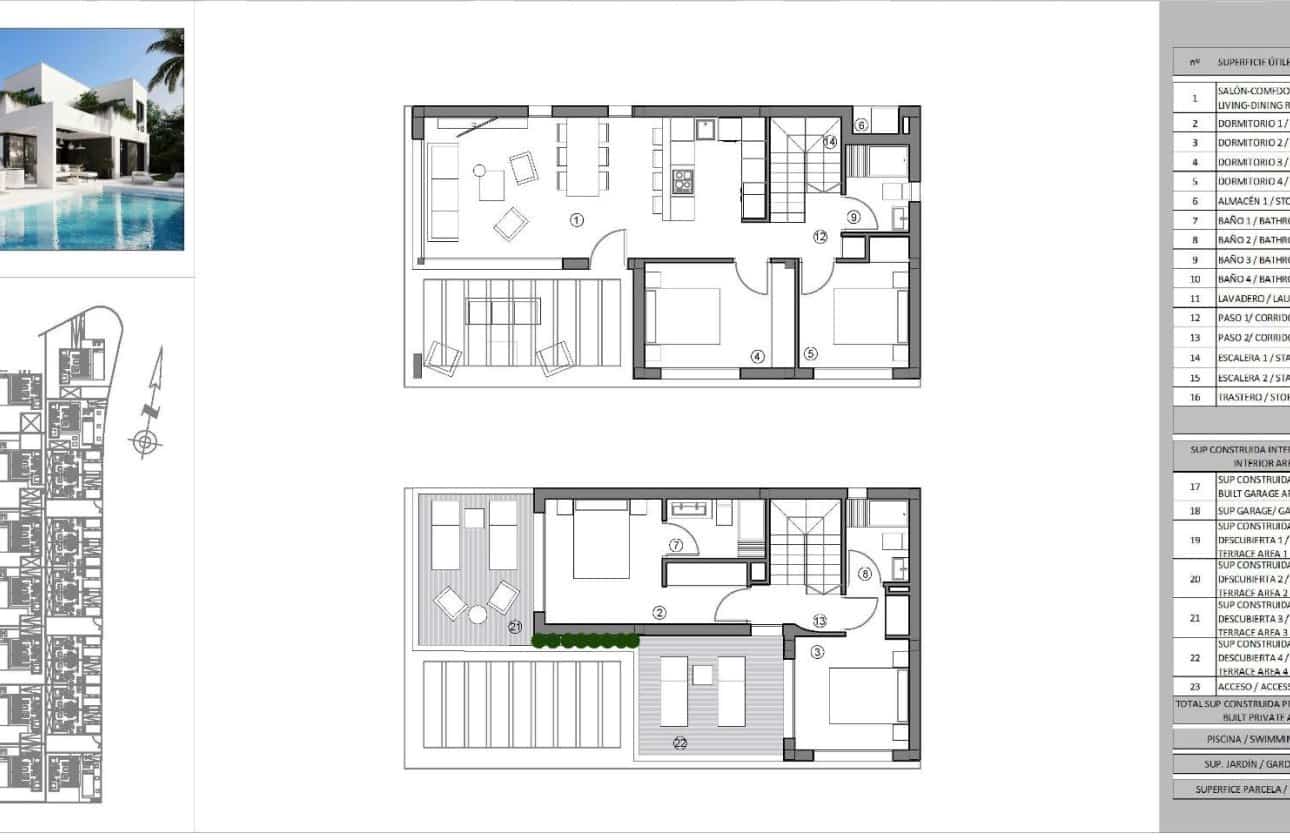 5 sypialnia Willa na sprzedaż w Finestrat z basenem - 765 000 € (Ref: 10100900)