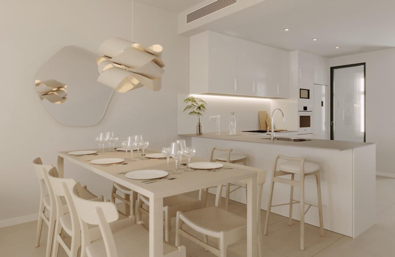 2 makuuhuone Huoneisto myytävänä paikassa La Nucia mukana uima-altaan - 349 388 € (Ref: 10100902)