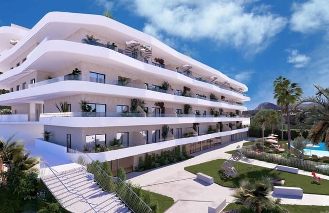 2 makuuhuone Huoneisto myytävänä paikassa La Nucia Pueblo  , La Nucia mukana uima-altaan - 349 388 € (Ref: 10100902)