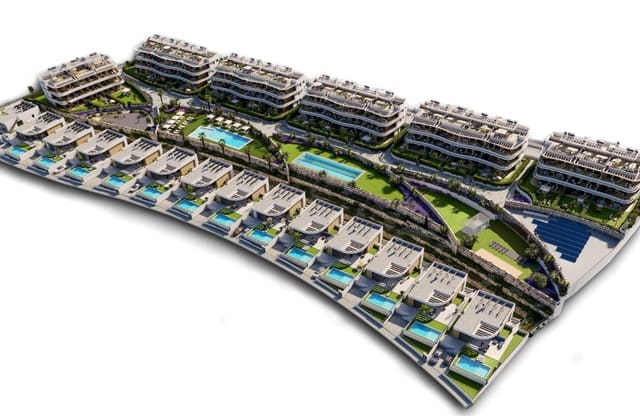 Apartamento de 2 habitaciones en Balcón de Finestrat - Terra Marina, Finestrat en venta con piscina - 410.000 € (Ref: 10100906)