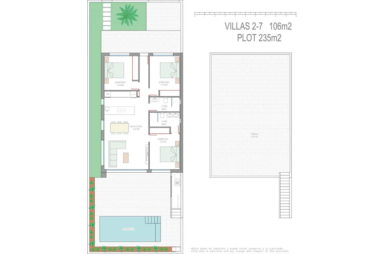3 Zimmer Villa zu verkaufen in Los Alcazares mit Pool - 499.900 € (Ref: 10100910)