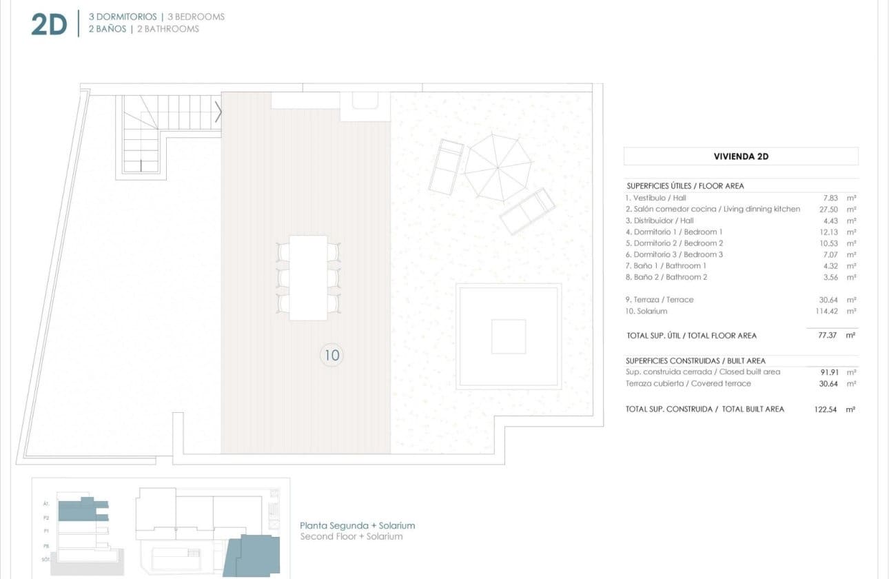 3 quarto Apartamento para venda em Benijofar com piscina - 410 000 € (Ref: 10100918)