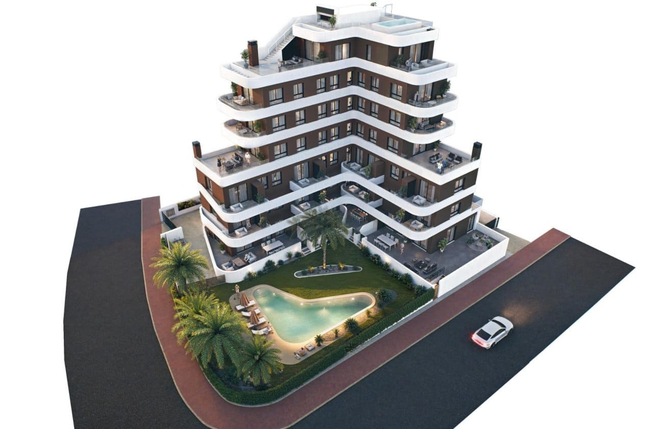 2 soverom Leilighet til salgs i Guardamar del Segura med svømmebasseng - € 315 000 (Ref: 10100925)