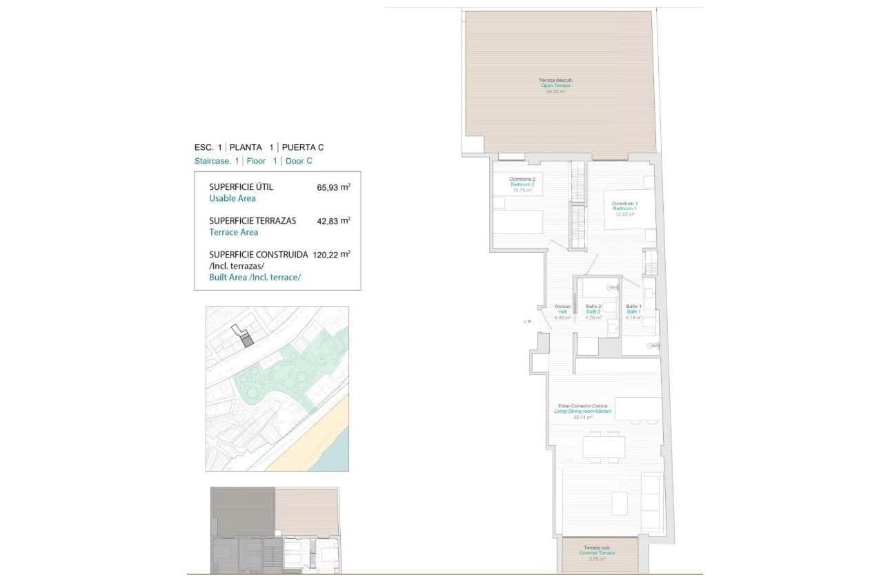 2 sypialnia Apartament na sprzedaż w La Villajoyosa / Vila Joiosa - 420 000 € (Ref: 10100933)