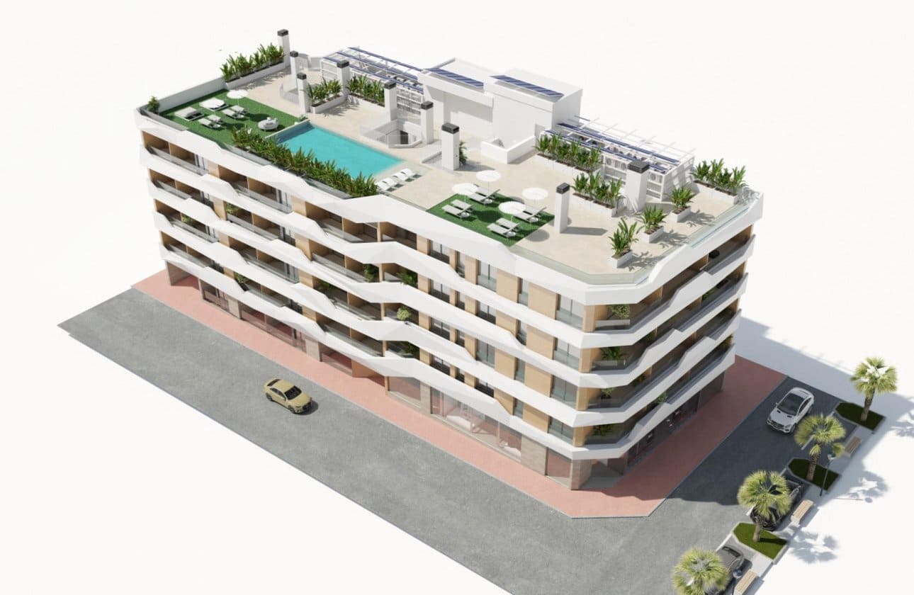 3 soveværelse Lejlighed til salg i Guardamar del Segura med swimmingpool - € 431.000 (Ref: 10100942)
