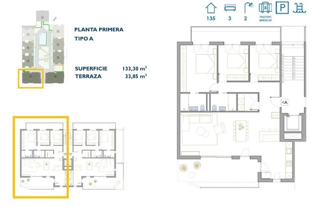 3 camera da letto Appartamento in vendita in San Pedro del Pinatar ciudad, San Pedro del Pinatar con piscina garage - 324.900 € (Rif: 10100945)