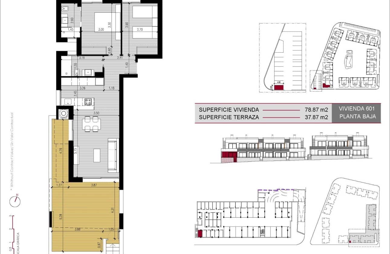 2 sovrum Lägenhet till salu i Ciudad Quesada med pool - 322 000 € (Ref: 10100948)
