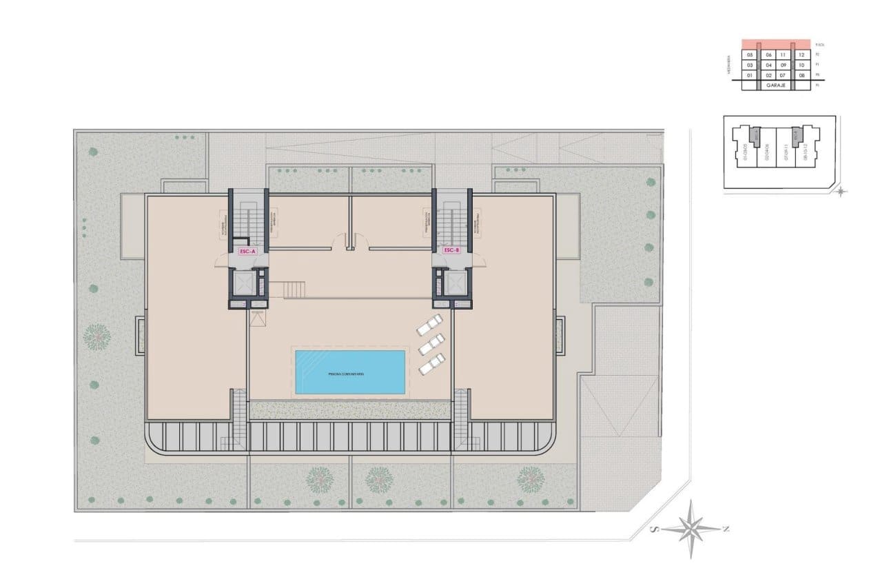 3 sypialnia Apartament na sprzedaż w Benijofar z basenem garażem - 349 900 € (Ref: 10100950)