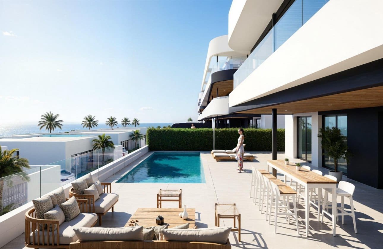 2 sovrum Lägenhet till salu i Los Alcazares med pool - 299 000 € (Ref: 10100956)
