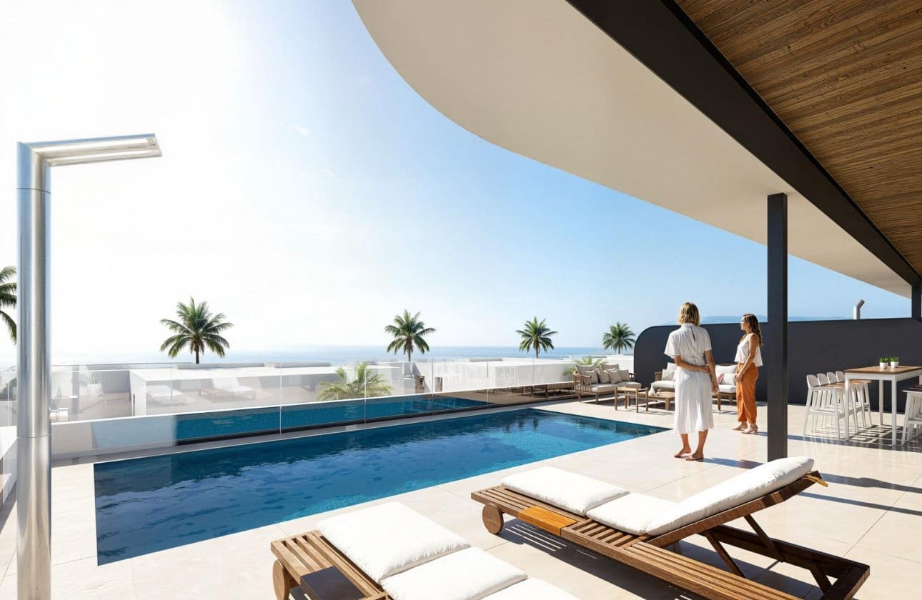 2 sovrum Lägenhet till salu i Los Alcazares med pool - 299 000 € (Ref: 10100956)