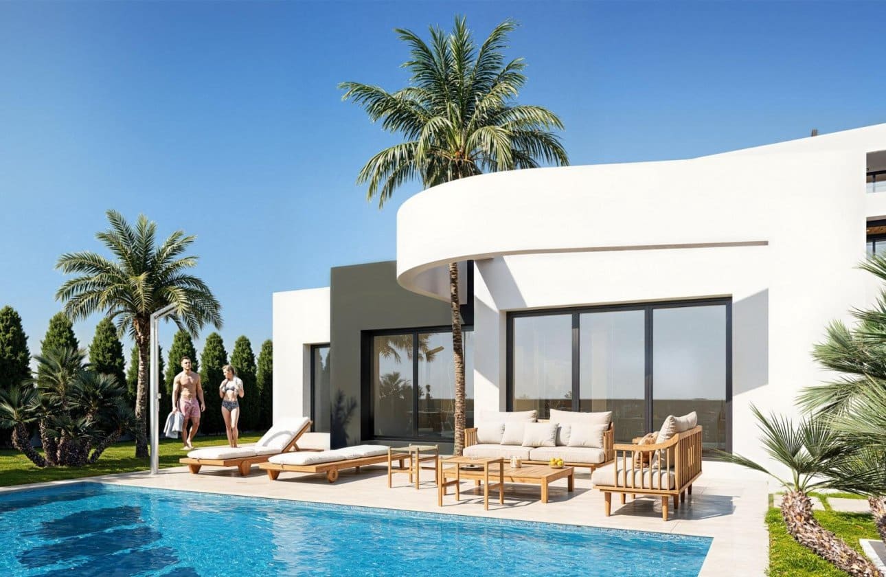 2 sovrum Lägenhet till salu i Los Alcazares med pool - 299 000 € (Ref: 10100956)