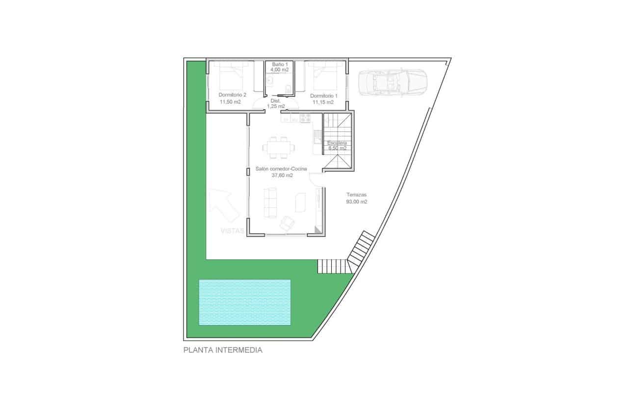 3 makuuhuone Huvila myytävänä paikassa Ciudad Quesada mukana uima-altaan - 598 000 € (Ref: 10100969)
