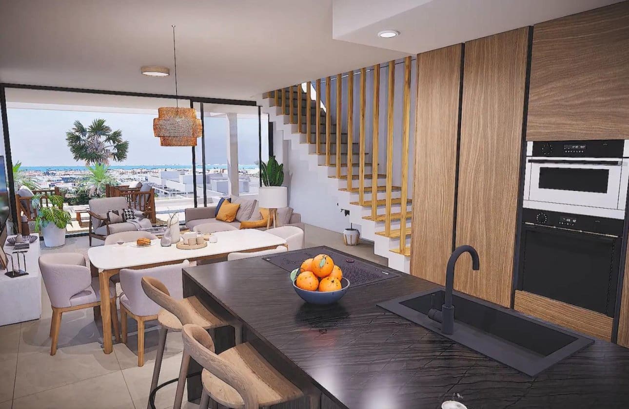 2 makuuhuone Huoneisto myytävänä paikassa Mar de Cristal mukana uima-altaan - 325 000 € (Ref: 10100970)