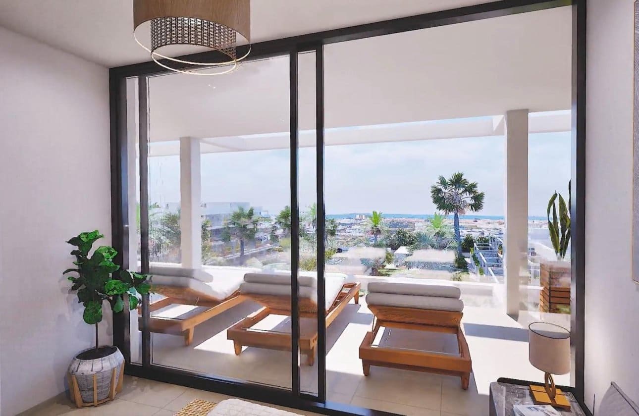 2 makuuhuone Huoneisto myytävänä paikassa Mar de Cristal mukana uima-altaan - 325 000 € (Ref: 10100970)