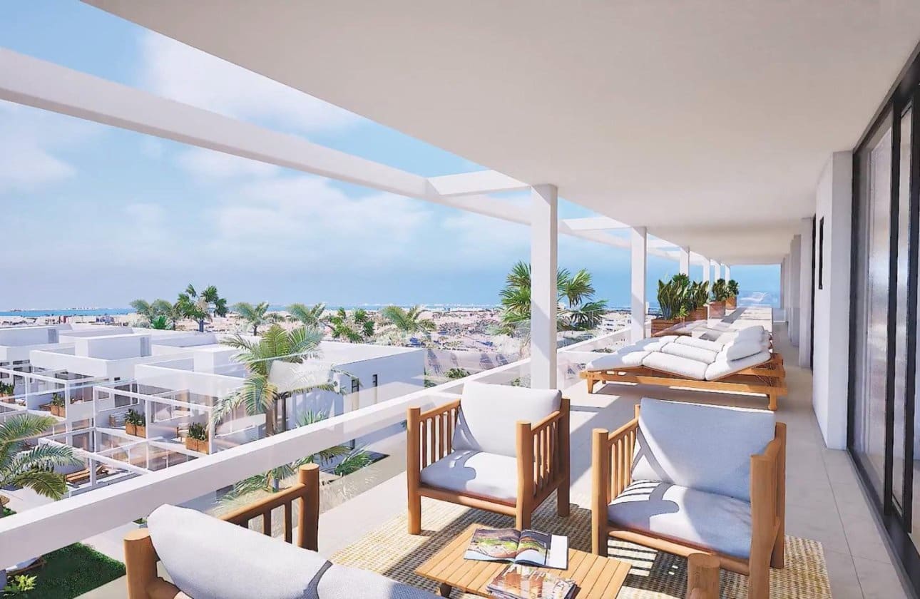 2 makuuhuone Huoneisto myytävänä paikassa Mar de Cristal mukana uima-altaan - 325 000 € (Ref: 10100970)