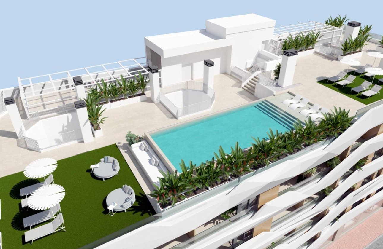 2 soveværelse Lejlighed til salg i Guardamar del Segura med swimmingpool - € 341.000 (Ref: 10100972)