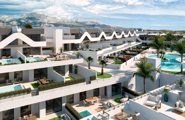 3 slaapkamer Appartement te koop in Escandinavia - Cautivador, Alfaz del Pi / L'Alfàs del Pi met zwembad - € 406.000 (Ref: 10100975)