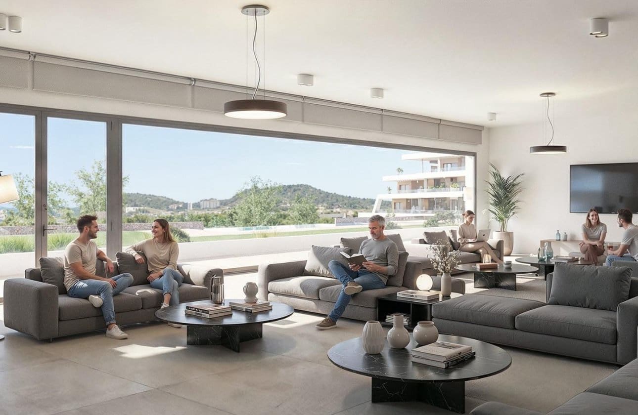 3 makuuhuone Huoneisto myytävänä paikassa Finestrat mukana uima-altaan - 452 000 € (Ref: 10100983)