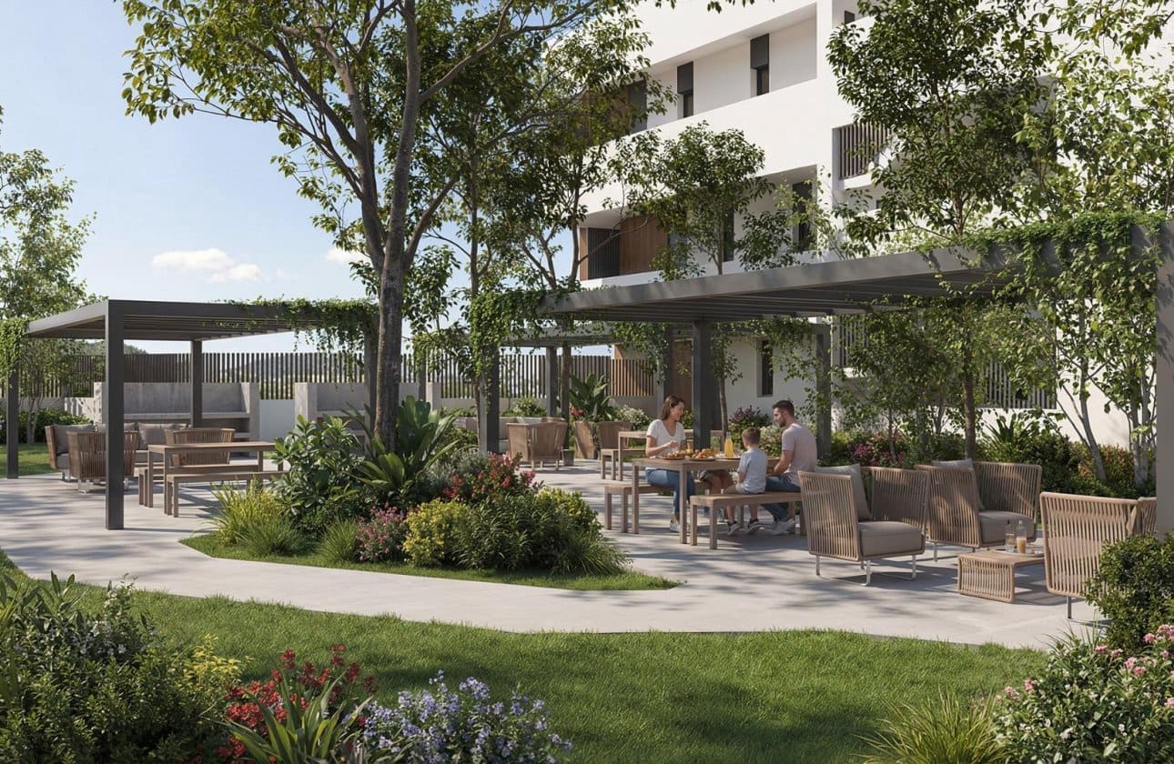 3 makuuhuone Huoneisto myytävänä paikassa Finestrat mukana uima-altaan - 452 000 € (Ref: 10100983)