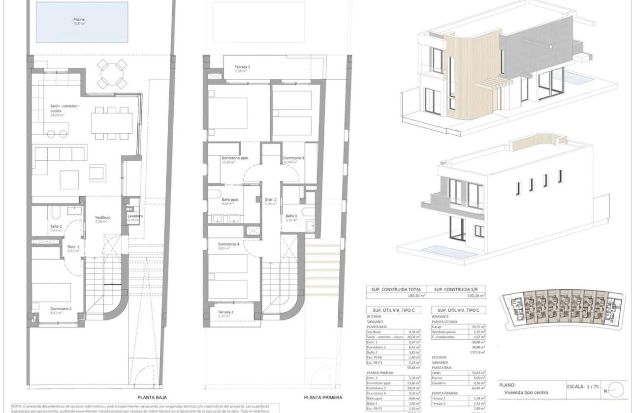 4 soverom Villa til salgs i Aguilas med svømmebasseng garasje - € 399 000 (Ref: 10127489)