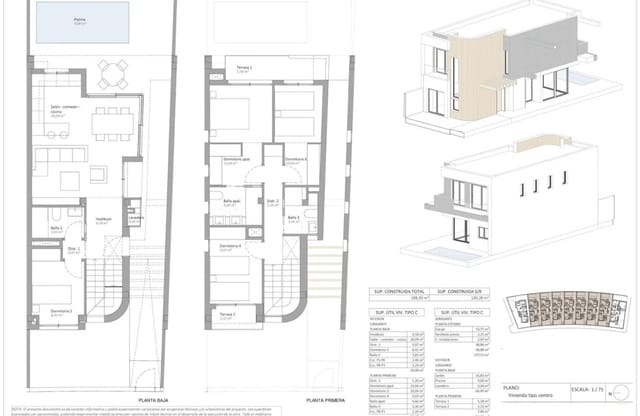 4 soverom Villa til salgs i Las Majadas - Las Molinetas - Labradorcico, Aguilas med svømmebasseng garasje - € 399 000 (Ref: 10127489)