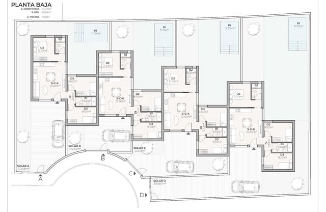 3 sypialnia Willa na sprzedaż w Mazarrón ciudad, Mazarrón z basenem garażem - 269 900 € (Ref: 10127490)